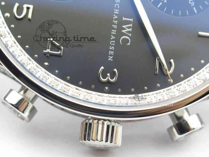 MIROTIME 0312 Unique Portuguese IW3714 Diam ZF V2 1:1 Best Edition Gray Dial On Brown Leather Strap A79350 (Slim Movement) 7250